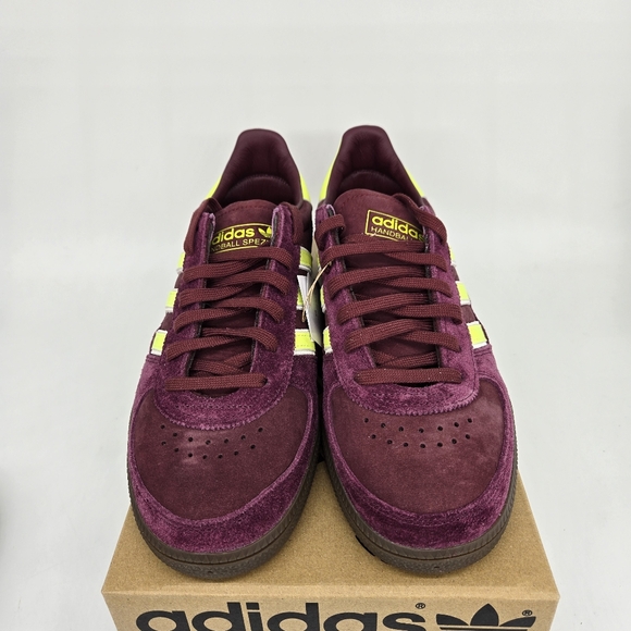 adidas Handball Spezial Weltmeister JH5453 Shadow Red Solar Yellow Shoes Size 12